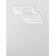 Sandy White Steel Aluminium & Acrylic LED 30 Watt 230 Volt 2030Lm 3000 IP20 L: 45 W:45 H: 4 cm 9364034