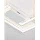 Sandy White Steel Aluminium & Acrylic LED 30 Watt 230 Volt 2030Lm 3000 IP20 L: 45 W:45 H: 4 cm 9364034