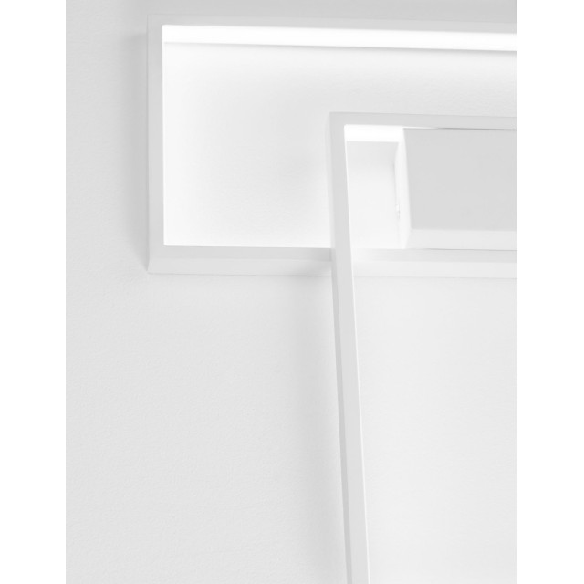 Sandy White Steel Aluminium & Acrylic LED 30 Watt 230 Volt 2030Lm 3000 IP20 L: 45 W:45 H: 4 cm 9364034