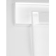 Sandy White Steel Aluminium & Acrylic LED 30 Watt 230 Volt 2030Lm 3000 IP20 L: 45 W:45 H: 4 cm 9364034