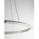 Chrome Aluminium Crystal LED 32 Watt 230 Volt 1580Lm 3000 IP20 D: 60 H: 120 cm 9364039
