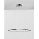 Chrome Aluminium Crystal LED 32 Watt 230 Volt 1580Lm 3000 IP20 D: 60 H: 120 cm 9364039