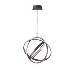 Black Purple Aluminium & Acrylic AdjusTable LED 53 Watt 230 Volt 2627Lm 3000 IP20 D: 50 H: 150 cm Dimmable 9365012
