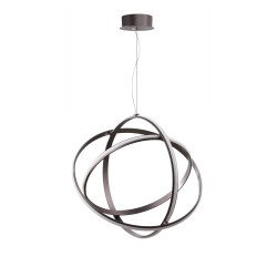 Black Purple Aluminium & Acrylic AdjusTable LED 63 Watt 230 Volt 3043Lm 3000 IP20 D: 70 H: 150 cm Dimmable 9365013