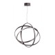 Black Purple Aluminium & Acrylic AdjusTable LED 63 Watt 230 Volt 3043Lm 3000 IP20 D: 70 H: 150 cm Dimmable 9365013