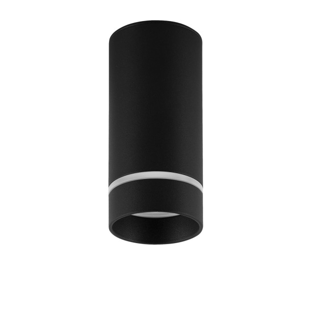 Sandy Black Aluminium & Acrylic LED GU10 1x10 Watt IP20 220-240 Volt Bulb Excluded D: 6 H: 12.5 cm