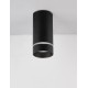 Sandy Black Aluminium & Acrylic LED GU10 1x10 Watt IP20 220-240 Volt Bulb Excluded D: 6 H: 12.5 cm