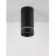 Sandy Black Aluminium & Acrylic LED GU10 1x10 Watt IP20 220-240 Volt Bulb Excluded D: 6 H: 12.5 cm