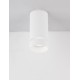 Sandy White Aluminium & Acrylic LED GU10 1x10 Watt IP20 220-240 Volt Bulb Excluded D: 6 H: 12.5 cm