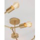 Brass Metal LED LED E27 8x12 Watt 230 Volt IP20 Bulb Excluded L: 98 H: 35 cm 9404078