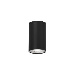 Sandy Black Aluminium LED GU10 1x10 Watt IP20 220-240 Volt Bulb Excluded D: 5.6 H: 10 cm