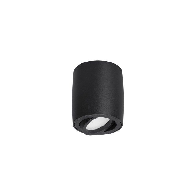 Sandy Black Aluminium LED GU10 1x10 Watt IP20 220-240 Volt Bulb Excluded D: 8 H: 9 cm