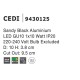 Σποτ Χωνευτό Cedi Led GU10 1x10W IP20 220-240V Μαύρο 9430125 Σποτ Χωνευτό Cedi Led GU10 1x10W IP20 220-240V Μαύρο 9430125