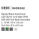 ΣΠΟΤ ΧΩΝΕΥΤΟ NOVA LUCE CEDI 9430242 ΣΠΟΤ ΧΩΝΕΥΤΟ NOVA LUCE CEDI 9430242