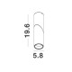 Downlight Οροφής GU10 Μαύρο Αλουμίνιο 9540317 Nova Luce