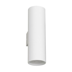 Sandy White Aluminium LED GU10 2x10 IP20 220-240 Volt Bulb Excluded D: 5.6 W: 8 H: 18 cm 9450881