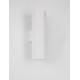Sandy White Aluminium LED GU10 2x10 IP20 220-240 Volt Bulb Excluded D: 5.6 W: 8 H: 18 cm 9450881