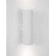Sandy White Aluminium LED GU10 2x10 IP20 220-240 Volt Bulb Excluded D: 5.6 W: 8 H: 18 cm 9450881