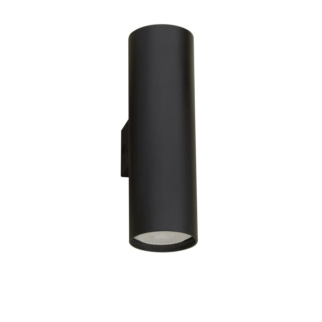 Sandy Black Aluminium LED GU10 2x10 IP20 220-240 Volt Bulb Excluded D: 5.6 W: 8 H: 18 cm 9450882