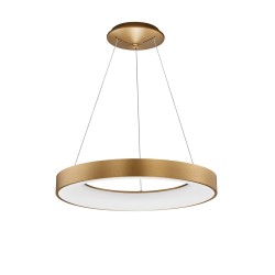 Brushed Gold Aluminium & Acrylic LED 50 Watt 230 Volt 3250Lm 3000 IP20 D: 60 H: 120 cm 9453454
