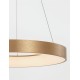 Brushed Gold Aluminium & Acrylic LED 50 Watt 230 Volt 3250Lm 3000 IP20 D: 60 H: 120 cm 9453454