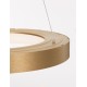 Brushed Gold Aluminium & Acrylic LED 50 Watt 230 Volt 3250Lm 3000 IP20 D: 60 H: 120 cm 9453454