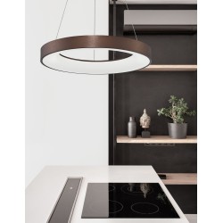 Brushed Coffee Aluminium & Acrylic LED 50 Watt 230 Volt 3250Lm 3000 IP20 D: 60 H: 120 cm 9453455
