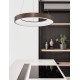 Brushed Coffee Aluminium & Acrylic LED 50 Watt 230 Volt 3250Lm 3000 IP20 D: 60 H: 120 cm 9453455