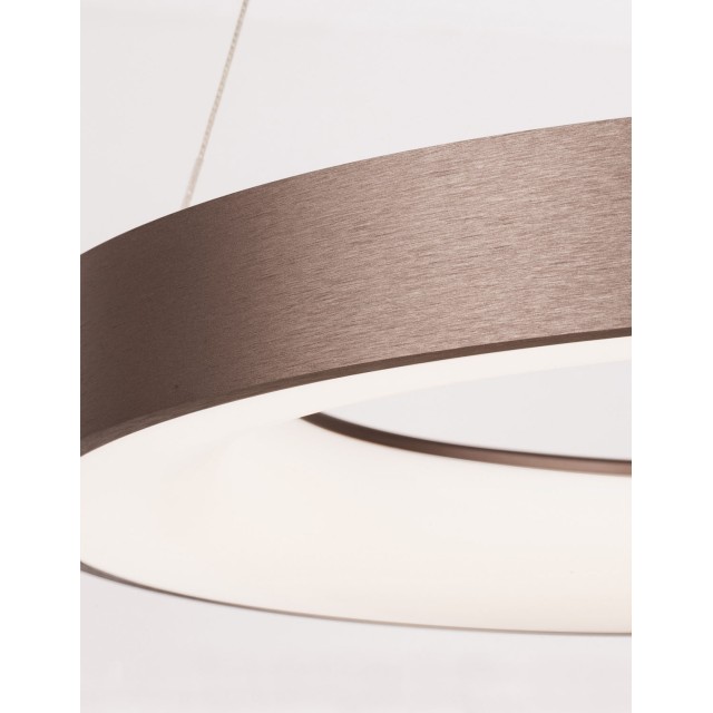 Brushed Coffee Aluminium & Acrylic LED 50 Watt 230 Volt 3250Lm 3000 IP20 D: 60 H: 120 cm 9453455