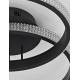 Sandy Black Aluminium & Acrylic LED 28 Watt 230 Volt 1681Lm 3000 IP20 L: 62.5 W: 41.5 H: 17 cm 9481094