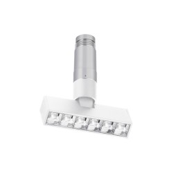 Sandy White Aluminium 6 Watt 48 Volt 150mA 443 Lm L: 13.6 W: 2.3 H: 13.5 3000K IP20 Adjustable Driver Included