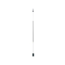 Sandy White Aluminium 12 Watt 48 Volt 300mA 516 Lm D: 6 H: 250 3000K IP20 Driver Included