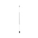 Sandy White Aluminium 12 Watt 48 Volt 300mA 516 Lm D: 6 H: 250 3000K IP20 Driver Included