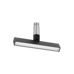 Sandy Black Aluminium 12 Watt 48 Volt 300mA 447 Lm L: 21.9 W: 2.3 H: 13.7 3000K IP20 Adjustable Driver Included