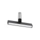Sandy Black Aluminium 12 Watt 48 Volt 300mA 447 Lm L: 21.9 W: 2.3 H: 13.7 3000K IP20 Adjustable Driver Included
