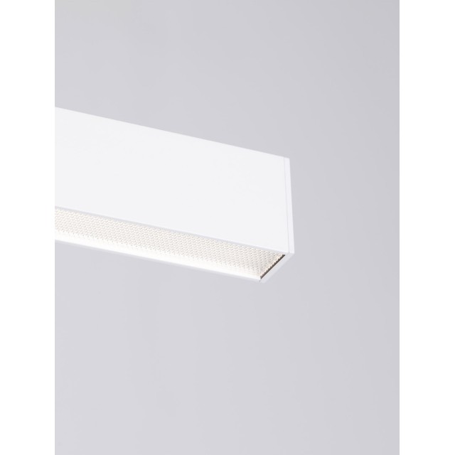 Sandy White Aluminium 24 Watt 48 Volt 650mA 339+783 Lm L: 108.3 W: 2.3 H: 3.7 3000K IP20 Driver Included