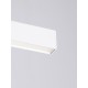 Sandy White Aluminium 24 Watt 48 Volt 650mA 339+783 Lm L: 108.3 W: 2.3 H: 3.7 3000K IP20 Driver Included