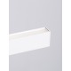 Sandy White Aluminium 24 Watt 48 Volt 650mA 339+783 Lm L: 108.3 W: 2.3 H: 3.7 3000K IP20 Driver Included