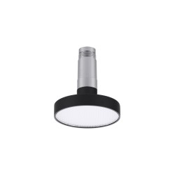 Sandy Black Aluminium 12 Watt 48 Volt 250mA 713 Lm D: 10 W: 10.8 3000K IP20 Driver Included