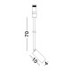 Sandy White Aluminium 7 Watt 48 Volt 150mA 653  Lm D: 4 W: 10 L: 70 3000K IP20 Adjustable Driver Included