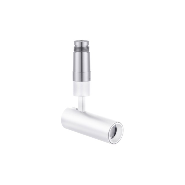 Sandy White Aluminium 6 Watt 48 Volt 150mA 401 Lm D: 4 H: 11 2700K IP20 Adjustable Driver Included