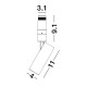 Sandy White Aluminium 6 Watt 48 Volt 150mA 401 Lm D: 4 H: 11 2700K IP20 Adjustable Driver Included
