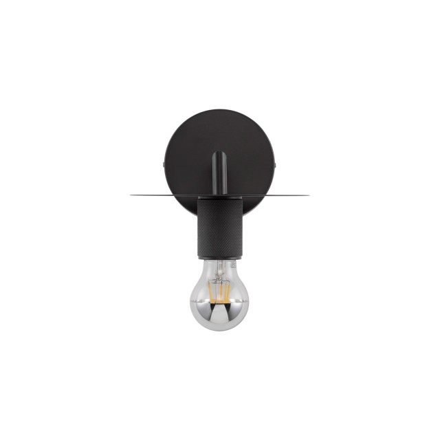 Black Metal LED E27 1x12 Watt 230 Volt IP20 Bulb Excluded D: 12 W: 21 H: 15.5 cm