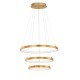 Golden Leaf Aluminium & Acrylic AdjusTable LED 83 Watt 230 Volt 4980Lm 3000 IP20 L: 61 H: 150 cm 9501430