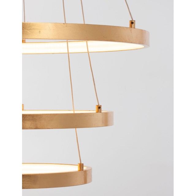 Golden Leaf Aluminium & Acrylic AdjusTable LED 83 Watt 230 Volt 4980Lm 3000 IP20 L: 61 H: 150 cm 9501430