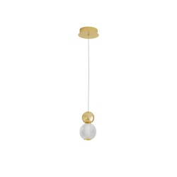 Gold Aluminium & Acrylic LED 4 Watt 230V 344.5Lm 3200K IP20 D: 11 H: 120 cm 9511020