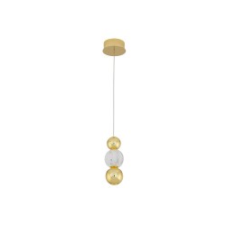 Gold Aluminium & Acrylic LED 6 Watt 230V 322Lm 3200K IP20 D: 14 H: 150 cm 9511030