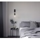 Black Metal & Clear Glass LED G9 1x6 Watt 230 Volt IP20 Bulb Excluded L: 9.5 W: 20 H: 39 cm 9536416