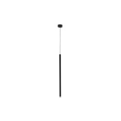 Black Aluminum LED 6 Watt 220-240 Volt 365Lm 3000K IP20 D: 8 H: 150 cm Adjustable Height