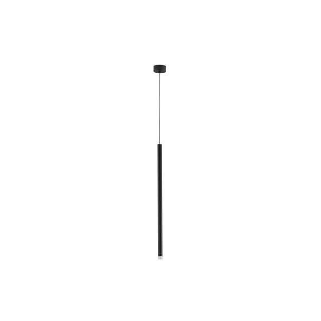 Black Aluminum LED 6 Watt 220-240 Volt 365Lm 3000K IP20 D: 8 H: 150 cm Adjustable Height